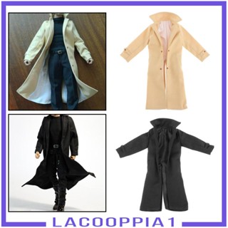 [Lacooppia1] เสื้อโค้ท Trench Coat สเกล 1/6 สําหรับตุ๊กตา Hot Stuff TTL CY Girl