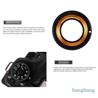 Bang อะแดปเตอร์เมาท์เลนส์ M42 เป็น M42 สําหรับ Infinity Focus Fits EF 5DIII 5DII 5D 6D 7D 60D