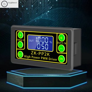 Pp2k โมดูลไดร์ฟ ควบคุมความเร็วมอเตอร์ 8A DC 3.3-30V พลังงานสูง LCD