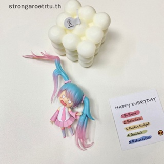 Strongaroetrtu ตุ๊กตาฟิกเกอร์ PVC อนิเมะนักร้องเสมือนจริง สองมิติ เวอร์ชั่น Q 11 ซม. สําหรับเก็บสะสม