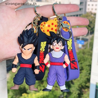 Strongaroetrtu พวงกุญแจ PVC จี้การ์ตูนดราก้อนบอล Son Goku Vegeta Piccolo เครื่องประดับแฟชั่น สําหรับผู้ชาย ผู้หญิง