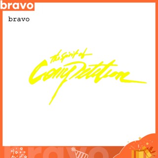 [Br] สติกเกอร์สะท้อนแสง The Spirit of Competition สําหรับตกแต่งรถยนต์