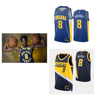 Nba Indiana Pacers ที่ไม่เหมือนใคร #8 เสื้อกีฬาบาสเก็ตบอล ทีม Justin Holiday 491642