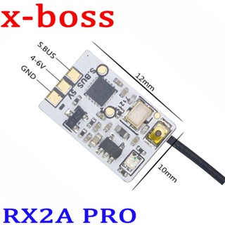 Ldarc X-BOSS RX2A PRO 2.4G ตัวรับส่งสัญญาณวิทยุ ขนาดเล็ก สําหรับ AFHDS 2A Flysky FS-I6 FS-i6S FS-TM8