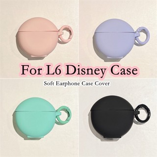 【Yoshida】เคสหูฟัง แบบนิ่ม ลายดิสนีย์ L6 สีพื้น สําหรับ LENOVO L6