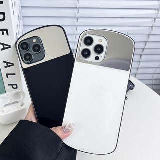 เคสป้องกันโทรศัพท์มือถือกระจก ทรงวงรี สําหรับ Apple Iphone IP12 IP12 Pro Max IP13 13Pro IP 13 Pro Max 13 mini IP14 14Pro IP 14 Plus IP 14 Pro Max