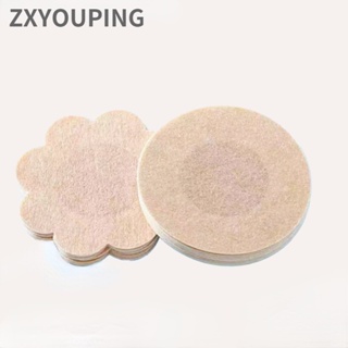 Zxyouping 10 ชิ้น ผู้หญิง ดอกไม้ มองไม่เห็น บรา ป้องกันการระบายน้ํา สติกเกอร์เต้านม สําหรับชุดชั้นในที่ไม่มีสายหนัง แผ่นแปะหน้าอก ผู้หญิง สติกเกอร์หัวนม ใช้แล้วทิ้ง บรายกทรง เทป