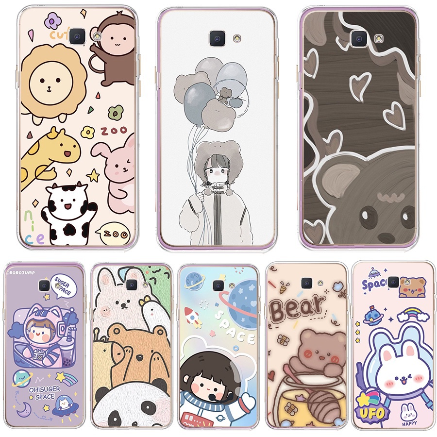 เคสโทรศัพท์ซิลิโคน TPU แบบนิ่ม สําหรับ Samsung Galaxy J7 2016 J7 2017 J7 Pro J7 2018 J7 Prime J7 Core