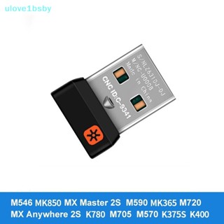 Ulove1bsby อะแดปเตอร์ดองเกิลรับสัญญาณไร้สาย USB สําหรับเมาส์ คีย์บอร์ด PC TH