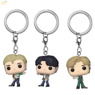 【VARSTR】【HOT SALE】 Rocks BTS (Dynamite) Characters Funko Pop Vinyl Figure Keychain