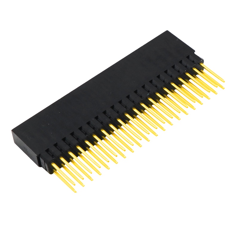 40Pin GPIO Connector 2x20-pin(40Pin) หัวซ้อนหญิงสูงพิเศษสําหรับ Raspberry Pi A + Pi รุ่น B + Pi 2 3 
