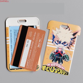 Darnell เคสโทรศัพท์มือถือ ลายการ์ตูนอนิเมะ พร้อมสายคล้อง และช่องใส่บัตร และสายคล้อง สําหรับสํานักงาน โรงเรียน