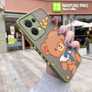 เคสโทรศัพท์ ซิลิโคนนิ่ม ใส บาง กันกระแทก ลายหมี แฟชั่น สําหรับ OPPO Reno 8 Reno8 Reno 8 Pro 5G