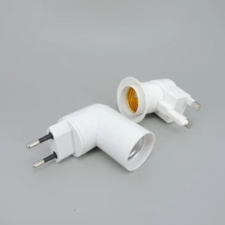AC US EU UK ถึง E26 E27 แหล่งจ่ายไฟหลอดไฟ LED ผู้ถือฐานซ็อกเก็ตปลั๊กสกรูอะแดปเตอร์แปลงไฟฟ้า TH18B1