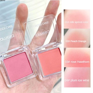 [พร้อมส่ง] Lameila Natural Powder Blusher Pure To Brighten Waterproof Nude Makeup บลัชออนไฮกลอส