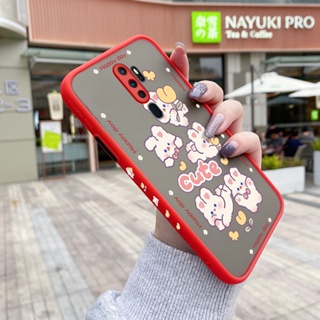 เคสโทรศัพท์มือถือ ซิลิโคนนิ่ม กันกระแทก ลายการ์ตูนกระต่ายน่ารัก สําหรับ OPPO A5 2020 A9 2020