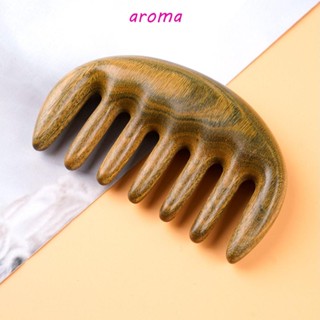 Aroma หวีไม้นวดศีรษะ บรรเทาอาการปวดหัว ช่วยให้เลือดไหลเวียน สําหรับผู้หญิง และผู้ชาย