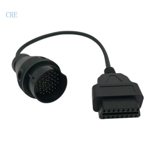 Cre อะแดปเตอร์วินิจฉัย OBD 38 Pin to 16Pin OBD2 OBDII สําหรับ MB