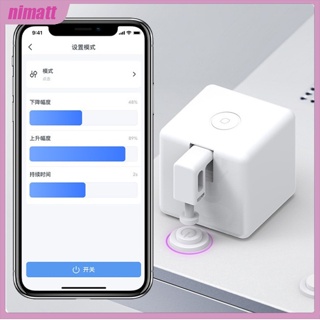 Ni ปุ่มกดสวิตช์อัจฉริยะไร้สาย บลูทูธ รองรับ Fingerbot Plus รีโมตคอนโทรล สําหรับแอพ Smart Home Life