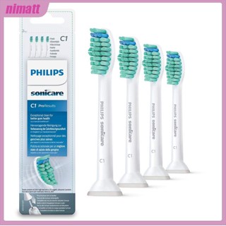 Ni หัวแปรง C1 แบบเปลี่ยน สําหรับ Philips Sonicare C2 Optimized Plaque Control Hx9023 65 4 ชิ้น