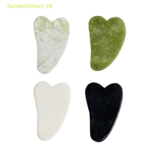 Goldensilver ลูกกลิ้งหยก หินคริสตัล สําหรับนวดใบหน้า ร่างกาย TH