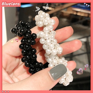 【 Bluelans 】ยางรัดผมหางม้า ประดับไข่มุกเทียม แฟชั่นสําหรับผู้หญิง