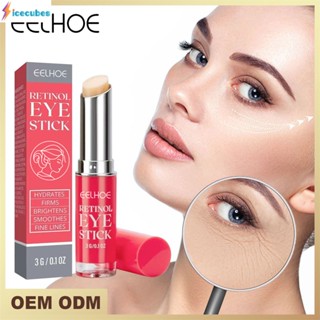 Eelhoe Retinol Eye Cream Stick Anti-aging Anti-puffiness Wrikles Dark Circles Brighten Moisturizing ICECUBES