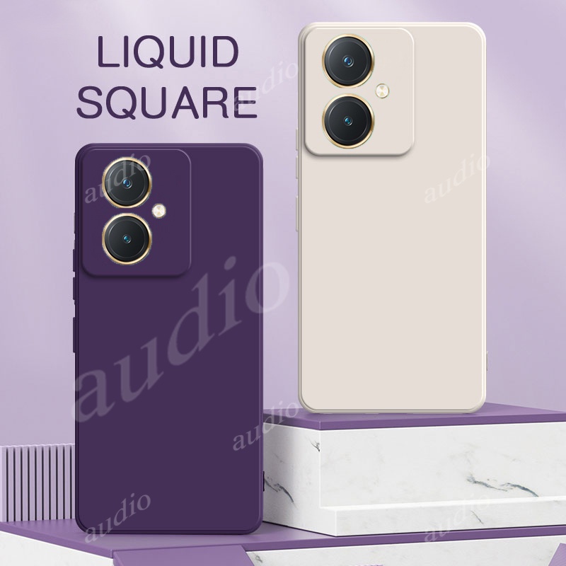 เคสซิลิโคน TPU ทรงสี่เหลี่ยม กันกระแทก สําหรับ Vivo Y27 Y36 Y78 4G 5G 2023 VivoY27 Y 27 36 78 27Y 4G