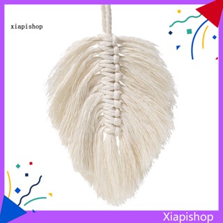 Xps เชือกผ้าฝ้ายถักมือ รูปใบไม้ สําหรับรัดผ้าม่าน