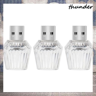 Thunder ชุดไฟ LED 5V USB ขนาดเล็ก 3 ชิ้น สําหรับรถยนต์ แล็ปท็อป (7