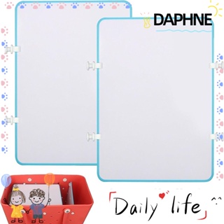 Daphne ถาดจัดระเบียบ ทรงสี่เหลี่ยมผืนผ้า กันน้ํา ถอดออกได้ สีขาว ทนทาน สําหรับกระเป๋าชายหาด 2 ชิ้น