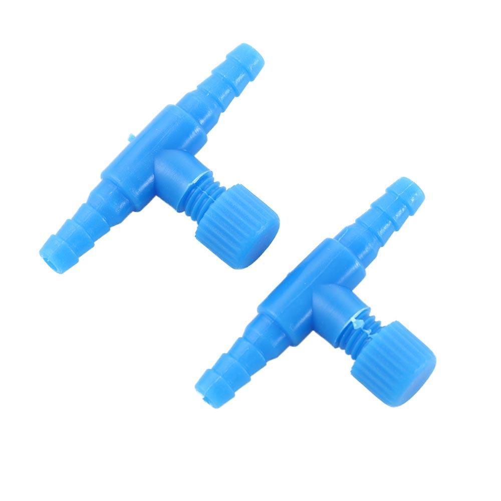 NYTRO Aquarium Airline Regulator ปั๊มลม 10 ชิ้น T รูป 4 มม.ขั้วต่อท่อ - รูปที่ 5