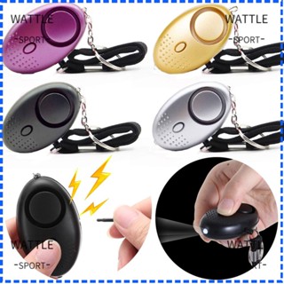 WATTLE 130Db Self-defense Alarm Protection Emergency Siren Safety Alarm Women Scream Pendant Security Girls Loudly Keychain/Multicolor