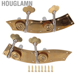 Houglamn Bass Tuning Pegs  Easy To Install Tuner Keys with Screws for Instruments Maintenance