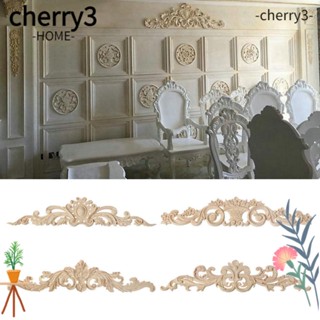 CHERRY3 กรอบไม้แกะสลักมุม คุณภาพสูง สําหรับตกแต่งบ้าน เฟอร์นิเจอร์ ตู้