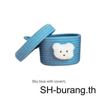 ตะกร้าสาน พับได้ สําหรับใส่จัดเก็บของในห้องนอน