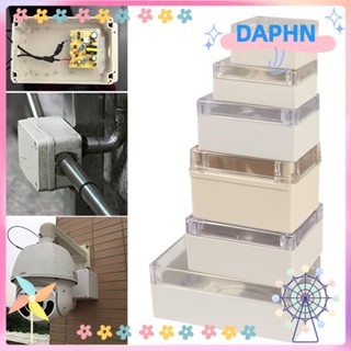 Daphs กล่องพลาสติกใส สีขาว สําหรับใส่จัดเก็บอุปกรณ์ไฟฟ้า