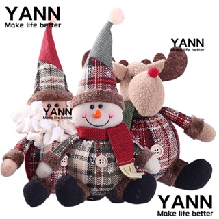 YANN1 ตุ๊กตาซานตาคลอส DIY สําหรับตกแต่งบ้าน ต้นคริสต์มาส