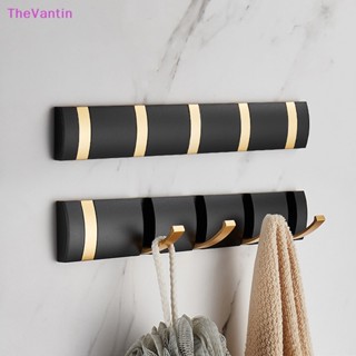 Thevantin ตะขอแขวนเสื้อโค้ท ผ้าขนหนู แบบ 2 ทาง พับได้ อุปกรณ์เสริม สําหรับห้องครัว ห้องน้ํา