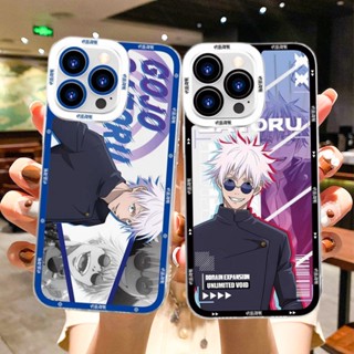 เคสโทรศัพท์มือถือแบบนิ่ม TPU ใส กันกระแทก ลาย Jujutsu Kaisen Gojo Satoru Megumi Ryomen Sukuna สําหรับ Realme C53 C55 C35 C33 C30 C11 2021 C20 C12 C15 C21Y C25Y C21