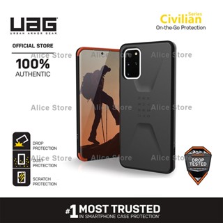 Uag เคสโทรศัพท์มือถือ ลายพลเรือน สีดํา สําหรับ Samsung Galaxy S20 Ultra S20