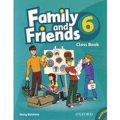 Bundanjai (หนังสือเรียนภาษาอังกฤษ Oxford) Family and Friends 6 : Class Book +Multi-ROM (P)