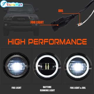 ไฟตัดหมอก LED พร้อม DRL สําหรับ Tacoma 2005-2011 Tundra 2007-2012 Solara 2004-2006 Plug and Play Toyota