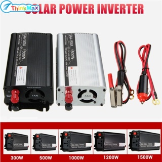 อินเวอร์เตอร์พลังงานแสงอาทิตย์ 300-1500W Peak 12V DC To 230V AC ดัดแปลง Sine Converter