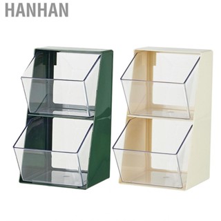 Hanhan Double Layer Clear Storage Box  Large  U Shaped Widely Used  Bag Rack for Coffee Cosmetics