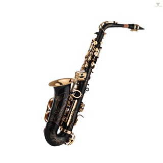 Fw Eb Alto Saxophone เครื่องดนตรีอัลโตแซกโซโฟนทองเหลือง 82Z Key Type Woodwind พร้อมเบาะรอง สําหรับทําความสะอาด