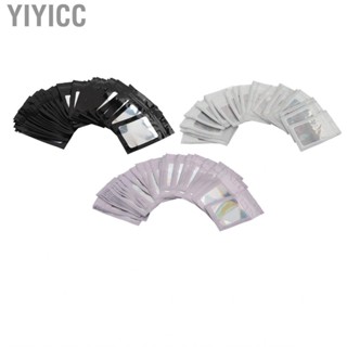 Yiyicc Resealable Bag  Portable Packaging Safe Clear Window Fashionable for Bracelet Home