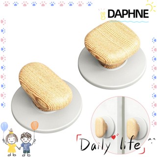 Daphne ลูกบิดลิ้นชัก แบบไม้ ทรงสี่เหลี่ยม มีกาวในตัว สําหรับเฟอร์นิเจอร์ ตู้ ลิ้นชัก