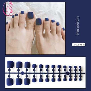 Oceanmap เล็บปลอม สีสันสดใส สีส้ม DIY สําหรับตกแต่งเล็บเท้า