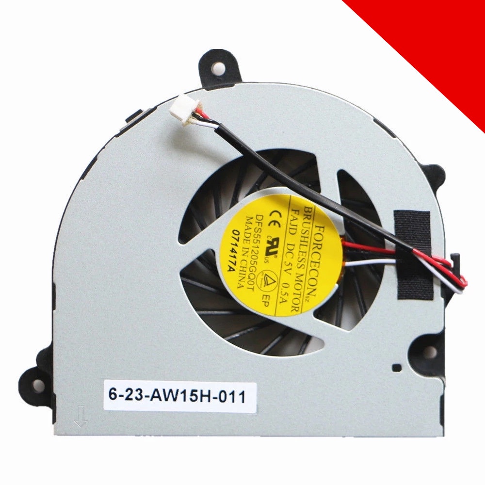 ใหม่ cooler สําหรับ Clevo W150 W150HRM W170 Earth P370 P370EM พัดลมระบายความร้อน cpu 6-23-AW15H-010 